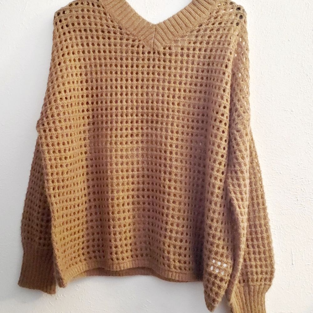 Rhapsody Goldenrod Sweater Size L